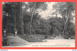 ALGER - CPA ± 1920 Un Coin Du Parc Du Palais D'été Du Gouverneur - Coll. Idéale P.S N°316  - Algiers