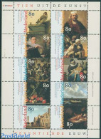 Netherlands 1999 17th Century Dutch Art 10v M/s, Mint NH, Nature - Birds - Art - Paintings - Rembrandt - Ongebruikt