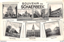 CPSM 1956 Souvenir De Schaerbeek ( Multi-vues ) - Schaarbeek - Schaerbeek