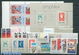 Netherlands 1977 Yearset 1977 (23v+2s/s), Mint NH, Various - Yearsets (by Country) - Unused Stamps