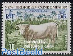 New Hebrides 1975 Definitive 1v E, Mint NH, Nature - Animals (others & Mixed) - Cattle - Ungebraucht