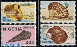 Nigeria 1987 Shells 4v, Mint NH, Nature - Shells & Crustaceans - Vie Marine