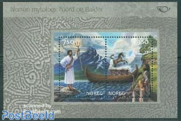 Norway 2004 Mythology S/s, Mint NH, History - Nature - Transport - Europa Hang-on Issues - Horses - Ships And Boats - .. - Ungebraucht