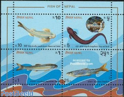 Nepal 1993 Fish S/s, Mint NH, Nature - Fish - Fishes