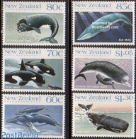 New Zealand 1988 Whales 6v, Mint NH, Nature - Animals (others & Mixed) - Sea Mammals - Ongebruikt