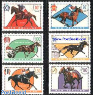 New Zealand 1996 Race Horses 6v, Mint NH, Nature - Horses - Nuevos