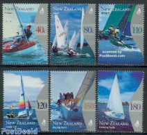 New Zealand 1999 Yachting 6v, Mint NH, Sport - Transport - Sailing - Ships And Boats - Neufs