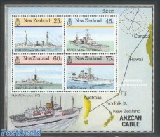 New Zealand 1985 Naval Ships S/s, Mint NH, Transport - Helicopters - Ships And Boats - Ungebraucht