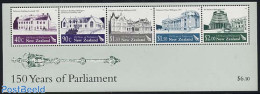 New Zealand 2004 150 Years Parliament S/s, Mint NH, Art - Architecture - Modern Architecture - Unused Stamps