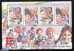 New Zealand 1996 Health Capex S/s With Teddy Bears, Mint NH, Health - Nature - Transport - Various - Health - Bears - .. - Neufs