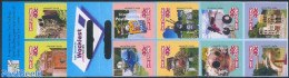 New Zealand 1997 Wacky Letterboxes 10v In Booklet, Mint NH, Nature - Performance Art - Sport - Transport - Owls - Sea .. - Unused Stamps