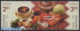 Ukraine 2005 Europa, Gastronomy 2v [:], Mint NH, Health - History - Food & Drink - Europa (cept) - Food