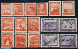 Austria 1947 Definitives 16v, Mint NH, Sport - Various - Mountains & Mountain Climbing - Tourism - Unused Stamps