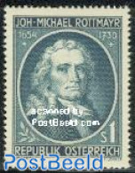 Austria 1954 J.M. Rottmayr 1v, Mint NH, Art - Self Portraits - Unused Stamps