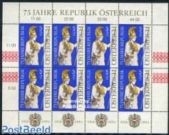 Austria 1993 75 Years Republic  M/s, Mint NH - Ungebraucht