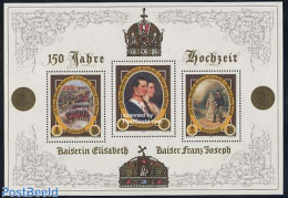 Austria 2004 Elisabeth-Franz Joseph Wedding S/s, Mint NH, History - Nature - Various - Kings & Queens (Royalty) - Hors.. - Nuovi