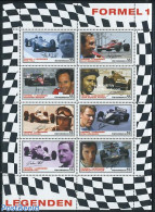 Austria 2007 F1 Legends 8v M/s, Mint NH, Sport - Transport - Autosports - Sport (other And Mixed) - Automobiles - Unused Stamps