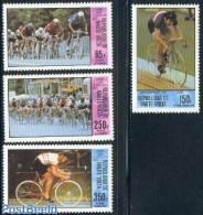 Upper Volta 1980 Olympic Games Moscow 4v, Mint NH, Sport - Cycling - Olympic Games - Cycling