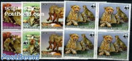 Upper Volta 1984 WWF 4v Blocks Of 4 [+] SPECIAL OFFER, Mint NH, Nature - Animals (others & Mixed) - Cat Family - World.. - Andere & Zonder Classificatie