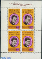 Upper Volta 1964 J.F. Kennedy S/s, Mint NH, History - American Presidents - Andere & Zonder Classificatie