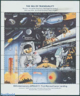 Palau 1989 Moonlanding Anniversary 25v M/s, Mint NH, Transport - Space Exploration - Andere & Zonder Classificatie