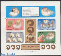 Palau 1988 Nautilus S/s, Mint NH, Nature - Shells & Crustaceans - Mundo Aquatico