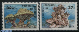 French Polynesia 1979 Corals 2v, Mint NH, Nature - Ungebraucht