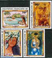 French Polynesia 1996 Paintings 4v, Mint NH, Art - Modern Art (1850-present) - Paintings - Neufs