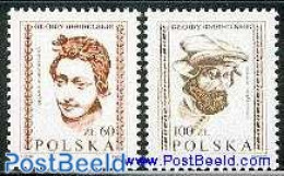Poland 1982 Definitives 2v, Mint NH, Art - Sculpture - Unused Stamps
