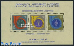 Poland 1961 Postal Ministers Conference S/s, Mint NH, History - Europa Hang-on Issues - Post - Unused Stamps