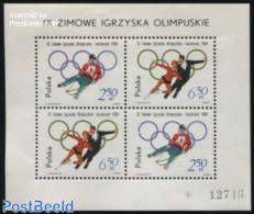 Poland 1964 Olympic Winter Games S/s, Mint NH, Sport - Olympic Winter Games - Skating - Skiing - Ungebraucht