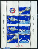 Poland 1975 Apollo-Soyuz S/s, Mint NH, Transport - Space Exploration - Unused Stamps