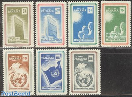 Panama 1959 Human Rights 7v, Mint NH, History - Human Rights - United Nations - Panamá