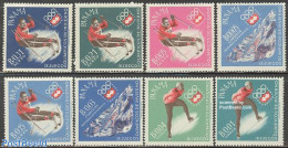 Panama 1963 Olympic Winter Games 8v, Mint NH, Sport - Olympic Winter Games - Skating - Skiing - Skisport