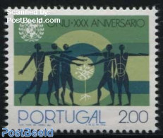 Portugal 1975 United Nations 30th Anniversary 1v, Phosphor, Mint NH, History - United Nations - Ongebruikt