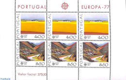 Portugal 1977 Europa, Landscapes S/s, Mint NH, History - Europa (cept) - Art - Modern Art (1850-present) - Ongebruikt