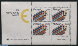 Portugal 1982 European Economic Unity S/s, Mint NH, History - Europa Hang-on Issues - Flags - Ongebruikt