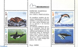 Portugal 1983 Sea Mammals S/s, Mint NH, Nature - Sea Mammals - Unused Stamps