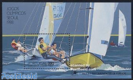 Portugal 1988 Olympic Games Seoul S/s, Mint NH, Sport - Transport - Olympic Games - Sailing - Sport (other And Mixed) .. - Ongebruikt