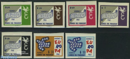 Paraguay 1961 Europe 7v Imperforated, Mint NH, History - Europa Hang-on Issues - Idées Européennes