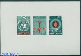 Paraguay 1960 Human Rights S/s, Imperforated, Mint NH, History - Human Rights - United Nations - Paraguay