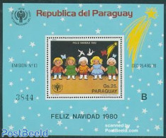Paraguay 1980 Christmas, Year Of The Child S/s, Mint NH, Religion - Various - Christmas - Year Of The Child 1979 - Christmas