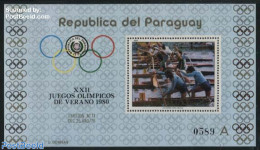 Paraguay 1979 Olympic Games S/s, Mint NH, Sport - Kayaks & Rowing - Olympic Games - Roeisport