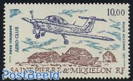 Saint Pierre And Miquelon 1991 Aero Club 1v, Mint NH, Transport - Aircraft & Aviation - Ships And Boats - Airplanes