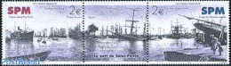 Saint Pierre And Miquelon 2004 Saint Pierre Harbour 2v+tab [:T:], Mint NH, Transport - Ships And Boats - Schiffe