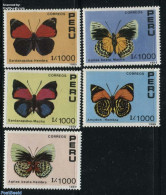 Peru 1990 Butterflies 5v, Mint NH, Nature - Butterflies - Sonstige & Ohne Zuordnung