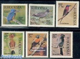 Rhodesia 1971 Birds 6v, Mint NH, Nature - Birds - Kingfishers - Other & Unclassified