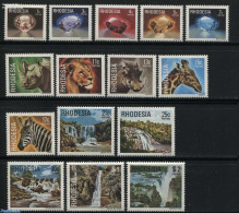 Rhodesia 1978 Definitives 15v, Mint NH, History - Nature - Geology - Animals (others & Mixed) - Cat Family - Giraffe -.. - Altri & Non Classificati
