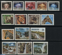 Rhodesia 1978 Definitives 15v, Mint NH, History - Nature - Geology - Animals (others & Mixed) - Cat Family - Giraffe -.. - Otros & Sin Clasificación