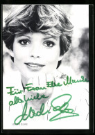 AK Schauspielerin Uschi Glas, Mit Original Autograph  - Attori